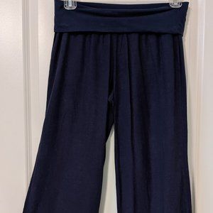 Old Navy - Navy Linen Wide Leg Pants - Size M